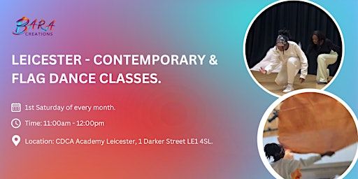 Leicester | Contemporary & Flag Dance Classes. | CDCA Academy