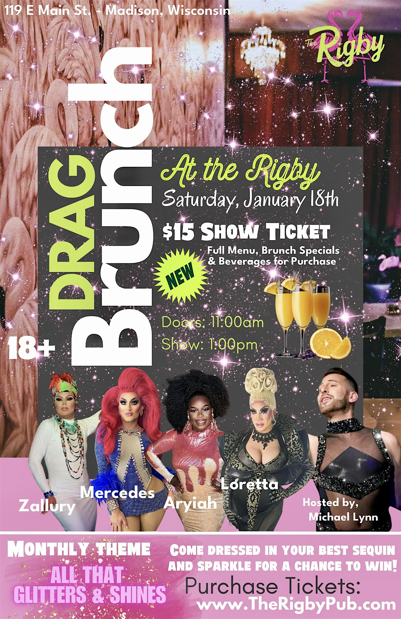 January Drag Brunch | The Rigby Pub, Grill, and Event Space