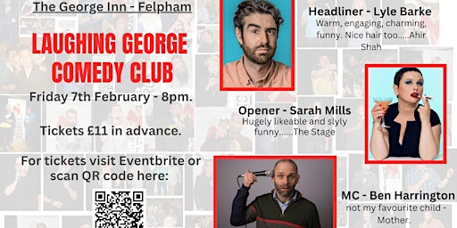 LAUGHING GEORGE COMEDY CLUB - FRIDAY 7th FEBRUARY 2025 | The George Inn