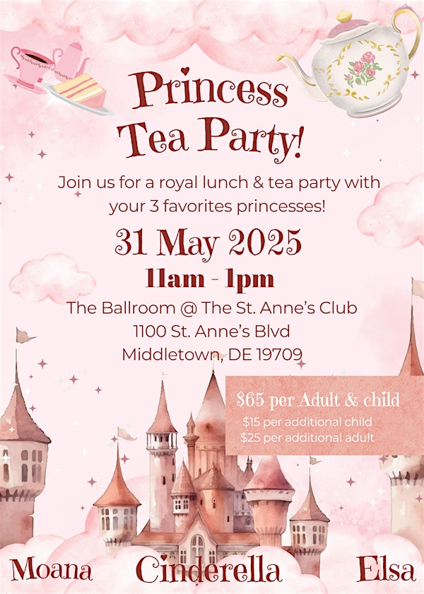 Princess Tea Party | The St. Anne's Club