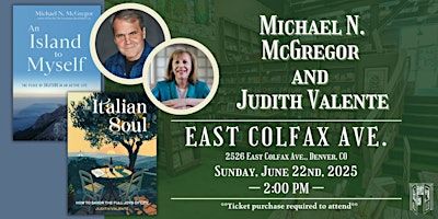 Michael N. McGregor and Judith Valente Live at Tattered Cover Colfax | Tattered Cover Colfax