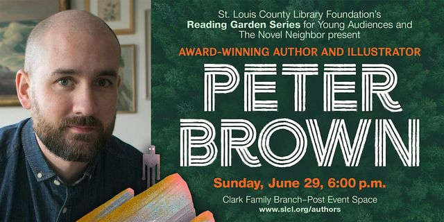 Author Event - Peter Brown, "The Wild Robot on the Island" | St. Louis County Library - Clark Family Branch