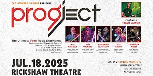 Progject – The Ultimate Prog Rock Experience | Rickshaw Theatre