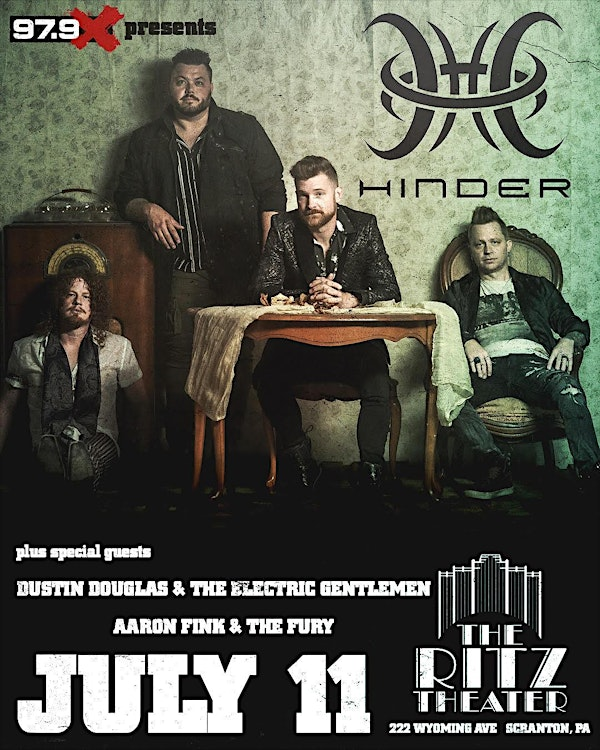 Hinder Presented by 979x | 222 Wyoming Ave