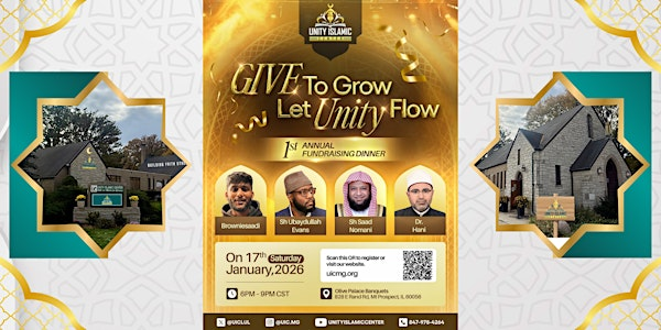 Unity Islamic Center Of Morton Grove Annual Dinner - 2026 | Olive Palace Banquets