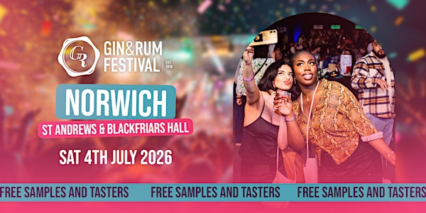 Gin & Rum Festival - Norwich - 2026 | St. Andrew's and Blackfriars' Hall