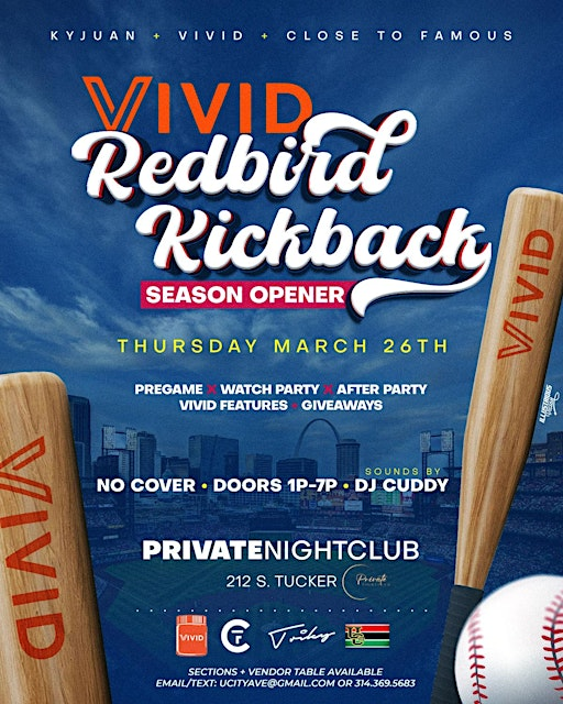 Vivid's Red Bird Kickback Season Opener | Private Nightclub