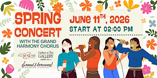 Gather at the Gallery: Spring Concert (55+) | Canadian Clay and Glass Gallery