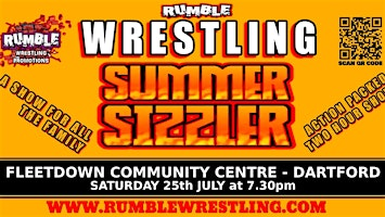 Rumble Wrestling returns to Dartford - KIDS FOR A FIVER Limited offer | Fleetdown Community Centre