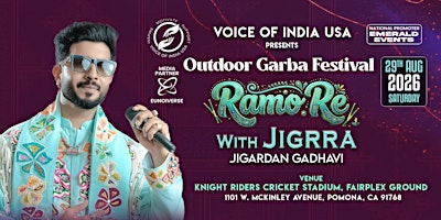 Outdoor Garba Festival with Jigardan Gadhavi | Los Angeles Knight Riders Cricket Ground