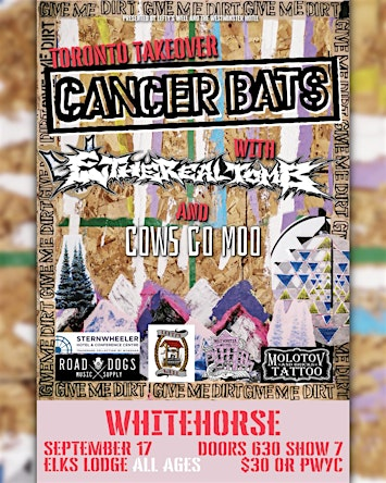 Cancer Bats with Ethereal Tomb and Cows Go Moo | Elks Lodge 306