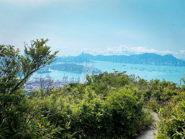 🤓從青衣三支香山俯瞰無敵大海景及不同山景建築物😍