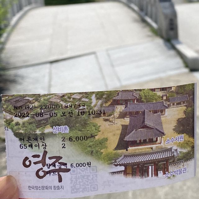 옛 집들을 볼 수 있는 😇영주 선비촌🔥