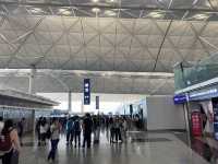 香港國際機場熱鬧盛況