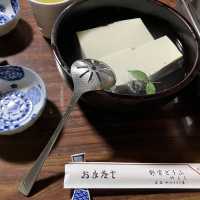 專一做好的豆腐料理 – 湯どうふ竹むら(嵐山)