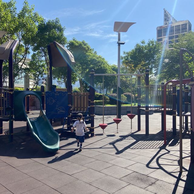 【鐵路站上蓋既公園 📍尖東】