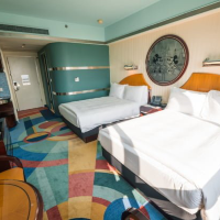 An unique disney hotel in Art Deco style