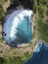 Beautiful coastal formation in Nusa Penida!