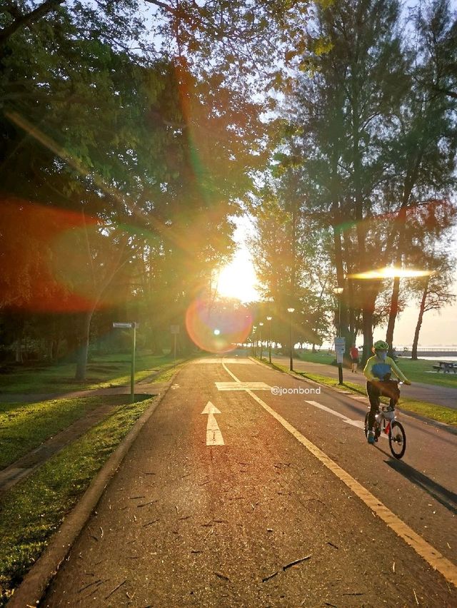 Morning Cycling @East Coast Beach Park