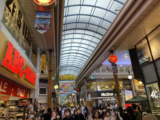 長崎の中心部『浜市アーケード』と『ベルナード観光通り』