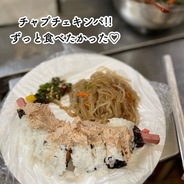 【広蔵市場】いつも大行列🇰🇷元祖ヌードチーズキンパ