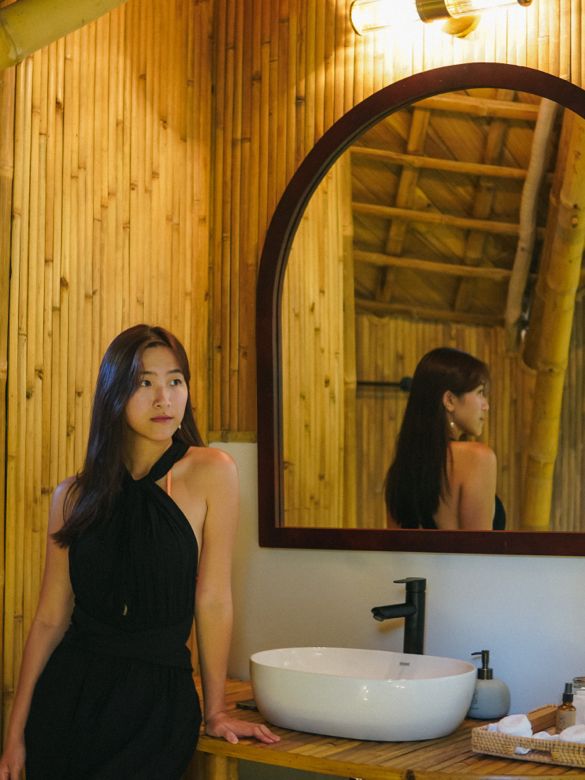 印尼 | Gili Air島上最大bamboo villa😱😍