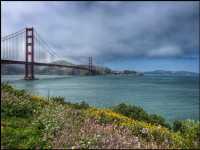 The Golden Gate Bridge. 