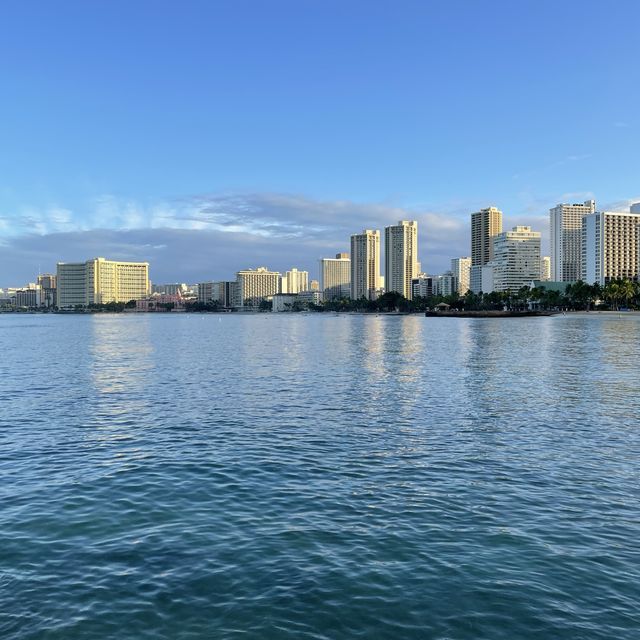 Early Morning walks on Waikiki Beach