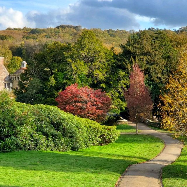 Beautiful Red Leaves Castle 