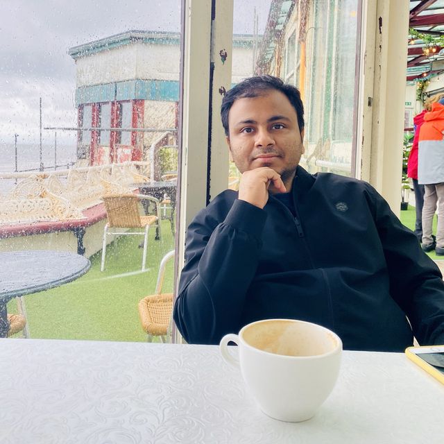 A rainy afternoon at Blackpool Pleasure Beach