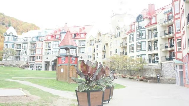 Canadian vacation ski resort - Mont-Tremblant in Quebec