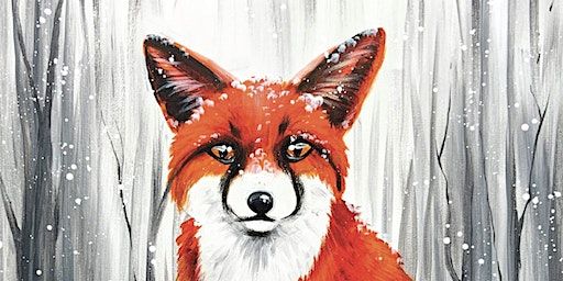 Winter Fox Paint and Sip in Northside Cincinnati | Northside Print Shop