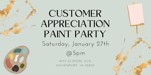 Customer Appreciation Paint Party | 4775 Elmore Avenue