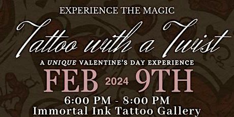 Tattoo With A Twist (A Unique Valentines Day Experience) | Immortal Ink Tattoo Gallery, North 2nd Street, St. Louis, MO, USA