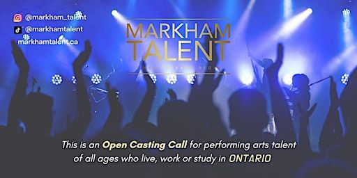 Registration Fee - Talent Open Casting Call - 2024 | Delta Hotels by Marriott Toronto Markham