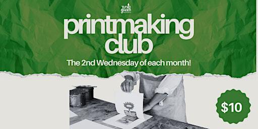 TGCR's October Printmaking Club | Turnip Green Creative Reuse