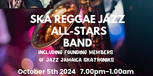 Ska, Reggae, Jazz Dinner Show & Dance | Holiday Inn London - Brentford Lock, an IHG Hotel