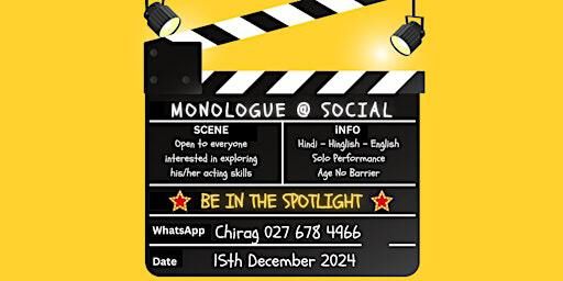 MONOLOGUE @ SOCIAL | Up The Steel Staircase, Greys Avenue Car Park