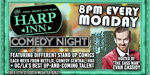 Copy of Harp Inn Comedy Show w/ The Cass Man | The Harp Inn