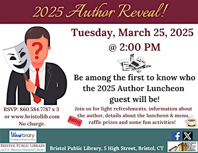 2025 Author Reveal! | Bristol Public Library