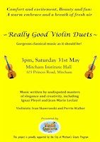 Really Good Violin Duets | Mitcham Village Institute Hall