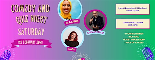 FW Comedy and Quiz Night | Imperial Banqueting