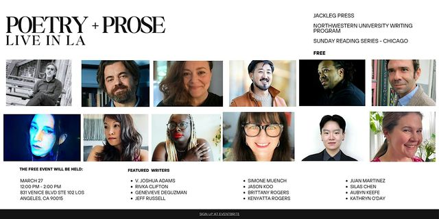 Poetry + Prose Live In LA | 831 Venice Blvd. ste 102