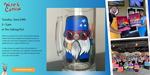 Riverview Paint a Pint – Summer Gnomes | The Talking Pint Bar & Bistro