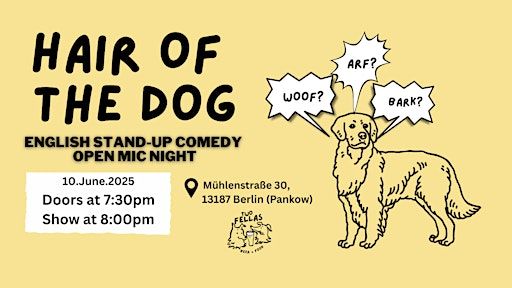 Hair of the Dog | English Stand-Up Comedy Open Mic in Berlin | Two Fellas