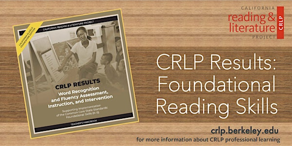 CRLP Results: Foundational Skills | University of California, Berkeley