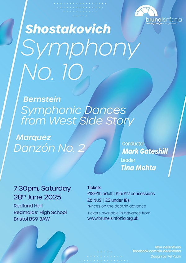The Brunel Sinfonia -  Summer Concert 2025 - Shostakovich Symphony No. 10 | Redmaids' High School