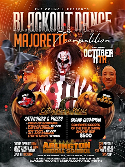 BLACKOUT MAJORETTE DANCE COMPETITION OCTOBER 11, 2025 | Arlington Middle School