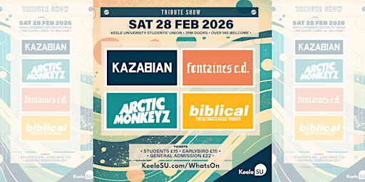 QUADRUPLE Tribute Show ft. Biblical,Kazabian,Arctic Monkeyz & Fontaines C.D | Keele Su