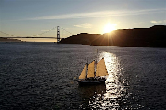 Saturday Sunset Sail on San Francisco Bay - Father's Day Weekend 2026 | Schooner Freda B